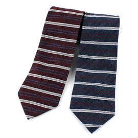 [MAESIO] KSK2631 Wool Silk Striped Necktie 8cm 2Color _ Men's Ties Formal Business, Ties for Men, Prom Wedding Party, All Made in Korea